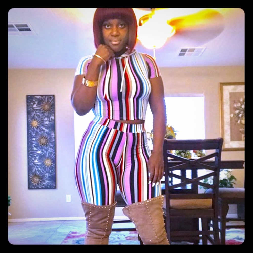 Two pieces biker short